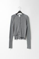 unbal rough flat cardigan(2colors)