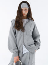 [Unisex] ベーシックラインオーバーフィット2ウェイジップアップ (4color)