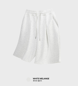 Look Ansin Pintuck Bermuda Wide Banding Shorts