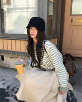 [ORIGINAL] Peb Stripe Knit Cardigan