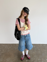 multi stripe T
