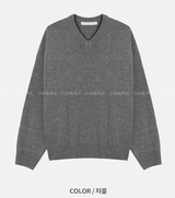 Urban Lambs Wool Overfit V-Neck Knit
