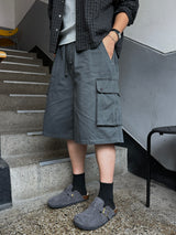 Sand vintage bermuda pants