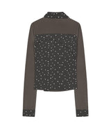 Starcut Jersey Collar Tee / Stone Brown