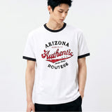 エッセンシャルスタンダード半袖リンガーTシャツアリゾナ ホワイト
