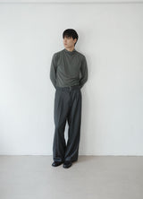 drape mock neck tee