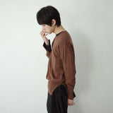 layer button knit