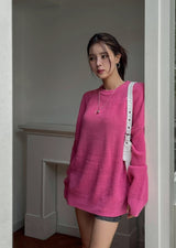 STAY Basic Round Warmer Knitwear