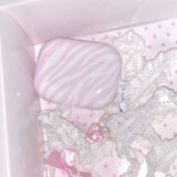 Hime zebra earphones case