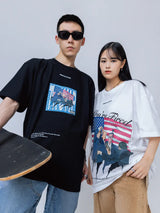 "D.T. セキュリティフェイルジャー” Tシャツ (ホワイト)