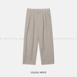 LMN リヴァンツータックワイドスラックス (4 colors)