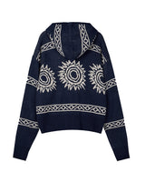 Liden Cowichan Knit Hooded Zip-Up