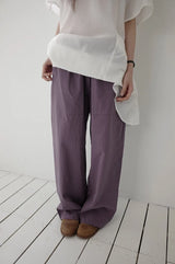 mute cotton pants (3c)