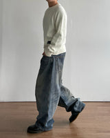 Number Patch Round Knit