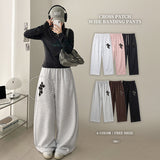 Dex Camo Cross Patch Wide Banding Pants 