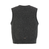 13DE MARZO Rope Knit Logo Vest