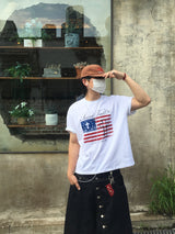 ヴィンテージクライド アメリカンフラッグ 半袖Tシャツ 3C
