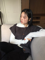 Grandma Hand-Knit Bolero (2color)