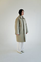 Oversized puffer coat, Khaki