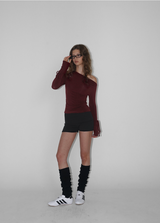 [MADE] Narrow Cash Long Knit Leg Warmers 45% Wool