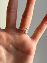 [92.5silver] Starfish ring