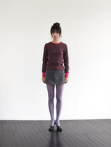 クラシックパッデドミニスカート (GREY)