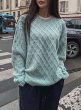DIA Argyle Over Wool Knitwear