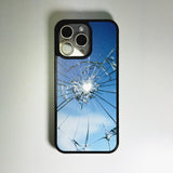 Crack of Sky Bumper Mirror Phone Case (Mirror)