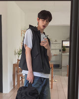 Lowell String Hooded Vest