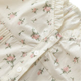 Rose Flower Frill Blouse