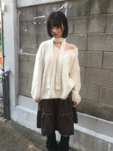 ラブNヘアマフラーニットウェア