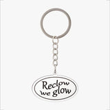 OVAL LOGO ACRYLIC KEYRING CLEAR