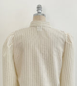 Stoney Stripe Puff Shirt Blouse