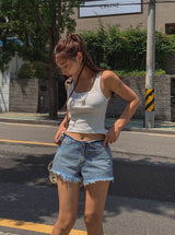 ベベボタンインシジョンノースリーブ