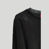 CHECK COMBI TERRY TOP