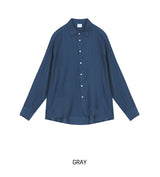 Mirow See-through Basic Long Sleeve Shirt