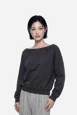 26FW★ [ EEUN MADE ] Boat Neck Sweatshirt