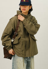 DE Hood Short Fishtail Parka