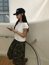フィックスリベットホルターネックTシャツ (2c)