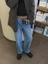 ASCLO Finish Wide Denim Pants (9color)