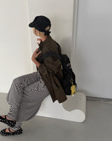 ストライプ ウォーマー ハーレム ジョガー パンツ