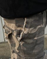 UL Camo Decoration Denim Pants