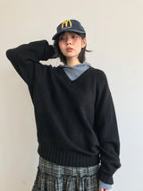 PREP Vネックニット（8color)