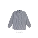 LMN ルイオーバサイズフィットセンシティブストライプシャツ (3 colors)