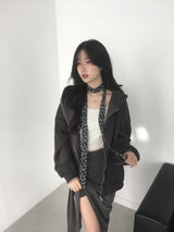 ラブ フリース ジップアップ