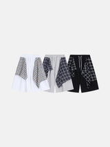 Rayo Check Layered Bermuda Pants