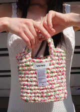 Flower Mini Hand Bag - Yellow