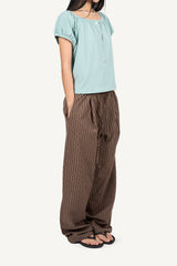 Pinstripe Banding Pants