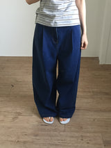 Back - Banding Wide Denim (1color)