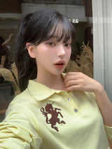 ホース ナンバリング ピーケー カラー ロングスリーブ Tシャツ